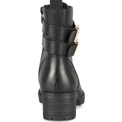 Bottines NOIR Femme Motif Uni A Enfiler