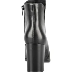 Bottines NOIR Femme Motif Uni A Enfiler