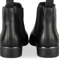 Bottines NOIR Femme Motif Uni A Enfiler