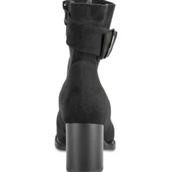 Bottines NOIR Femme Motif Uni Fermeture éclair