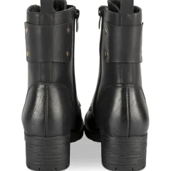 Bottines NOIR Femme Motif Uni A Enfiler