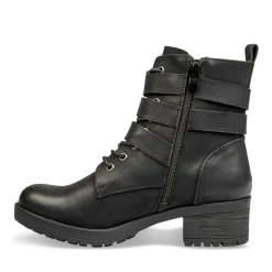 Bottines NOIR Femme Motif Uni Fermeture éclair