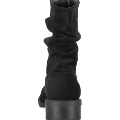 Bottines NOIR Femme Motif Uni A Enfiler