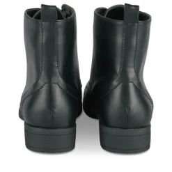 Bottines NOIR Femme Motif Uni Lacets