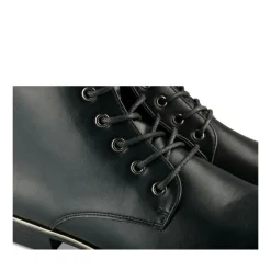 Bottines NOIR Femme Motif Uni Lacets