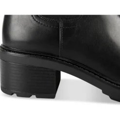 Bottines NOIR Femme Motif Uni Fermeture éclair