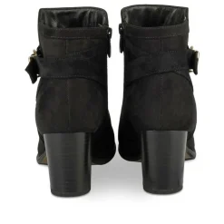 Bottines NOIR Femme Motif Uni Fermeture éclair