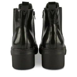 Bottines NOIR Femme Motif Vernis Elastique