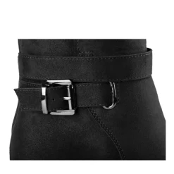 Bottines NOIR Femme Motif Uni Fermeture éclair