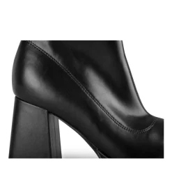 Bottines NOIR Femme Motif Uni A Enfiler