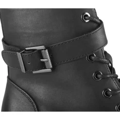 Bottines NOIR Femme Motif Uni A Enfiler