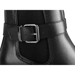 Bottines NOIR Femme Motif Uni Fermeture éclair