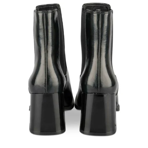 Bottines NOIR Femme Motif Iridescent Elastique