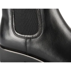 Bottines NOIR Femme Motif Paillettes A Enfiler