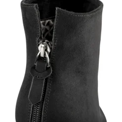 Bottines NOIR Femme Motif Uni Fermeture éclair