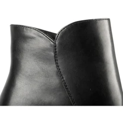 Bottines NOIR Femme Motif Uni A Enfiler