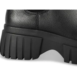 Bottines NOIR Femme Motif Uni Elastique