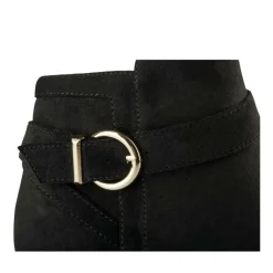 Bottines NOIR Femme Motif Uni Fermeture éclair