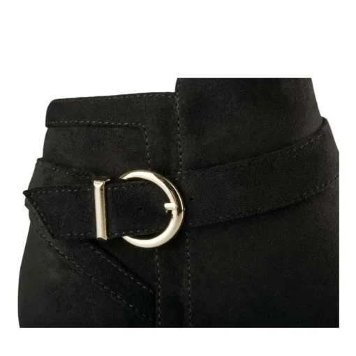 Bottines NOIR Femme Motif Uni Fermeture éclair