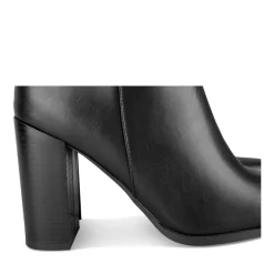 Bottines NOIR Femme Motif Uni Fermeture éclair