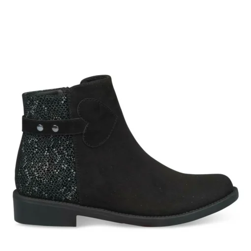 Bottines NOIR Fille Fermeture éclair