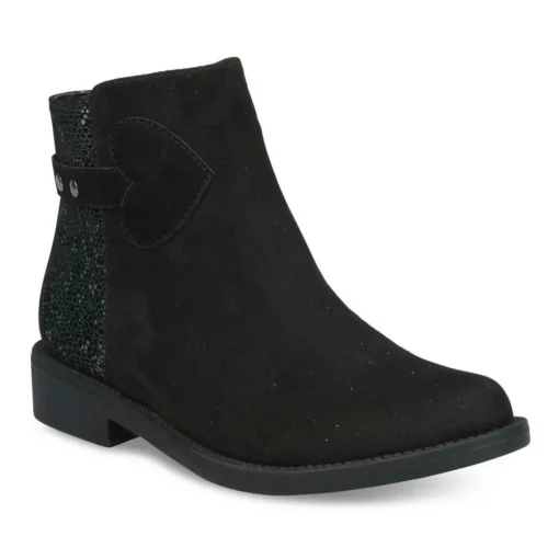 Bottines NOIR Fille Fermeture éclair