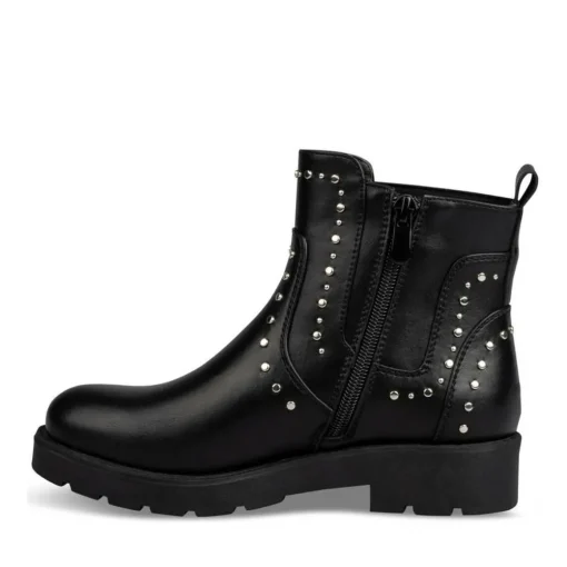 Bottines NOIR Fille Fermeture éclair