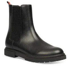 Bottines NOIR Fille Lacets