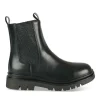 Bottines NOIR Fille Motif Paillettes Fermeture éclair