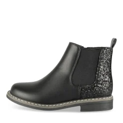 Bottines NOIR Fille Motif Uni Fermeture éclair