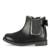 Bottines NOIR Fille Motif Uni Fermeture éclair