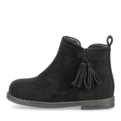 Bottines NOIR Fille Motif Uni Fermeture éclair