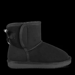 Bottines NOIR Fille Motif Uni A Enfiler