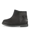 Bottines NOIR Fille Motif Animal Fermeture éclair