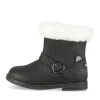 Bottines NOIR Fille Motif Paillettes Fermeture éclair