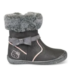 Bottines NOIR Fille Motif Uni