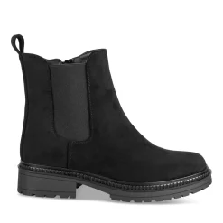 Bottines NOIR Fille Motif Uni Fermeture éclair