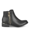 Bottines NOIR Fille Motif Clouté Fermeture éclair