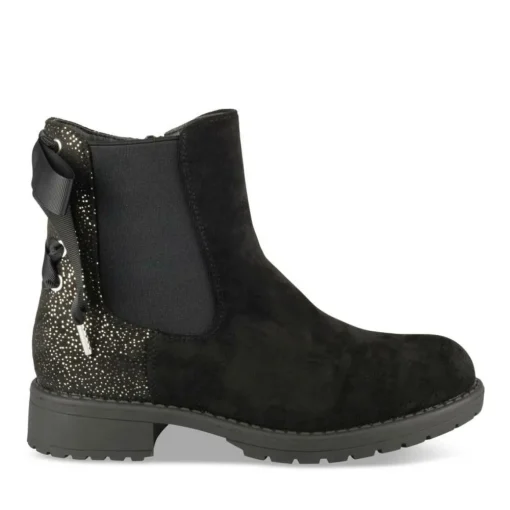 Bottines NOIR Fille Motif Iridescent Fermeture éclair