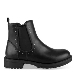 Bottines NOIR Fille Motif Clouté Fermeture éclair