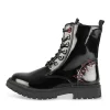 Bottines NOIR Fille Motif Uni A Enfiler