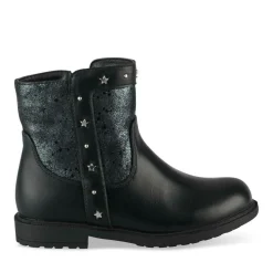 Bottines NOIR Fille Motif Iridescent Fermeture éclair