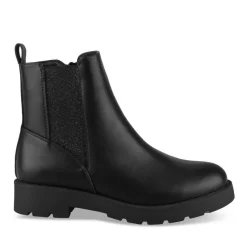 Bottines NOIR Fille Motif Paillettes Fermeture éclair
