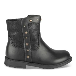 Bottines NOIR Fille Motif Clouté Fermeture éclair