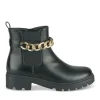 Bottines NOIR Fille Motif Chaîne Fermeture éclair