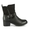 Bottines NOIR Fille Motif Uni Fermeture éclair