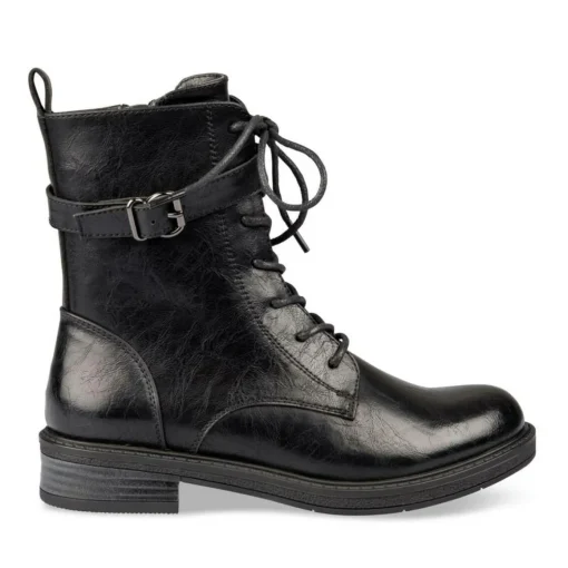 Bottines NOIR Fille Motif Uni