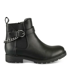 Bottines NOIR Fille Motif Chaîne Fermeture éclair