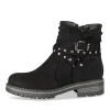 Bottines NOIR Fille Motif Uni Fermeture éclair