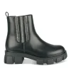 Bottines NOIR Fille Motif Uni Fermeture éclair